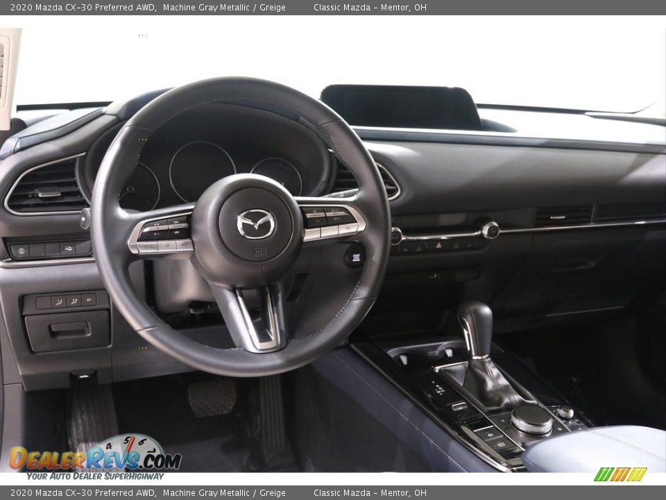 2020 Mazda CX-30 Preferred AWD Machine Gray Metallic / Greige Photo #6