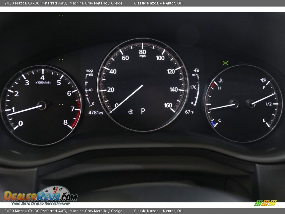 2020 Mazda CX-30 Preferred AWD Machine Gray Metallic / Greige Photo #8