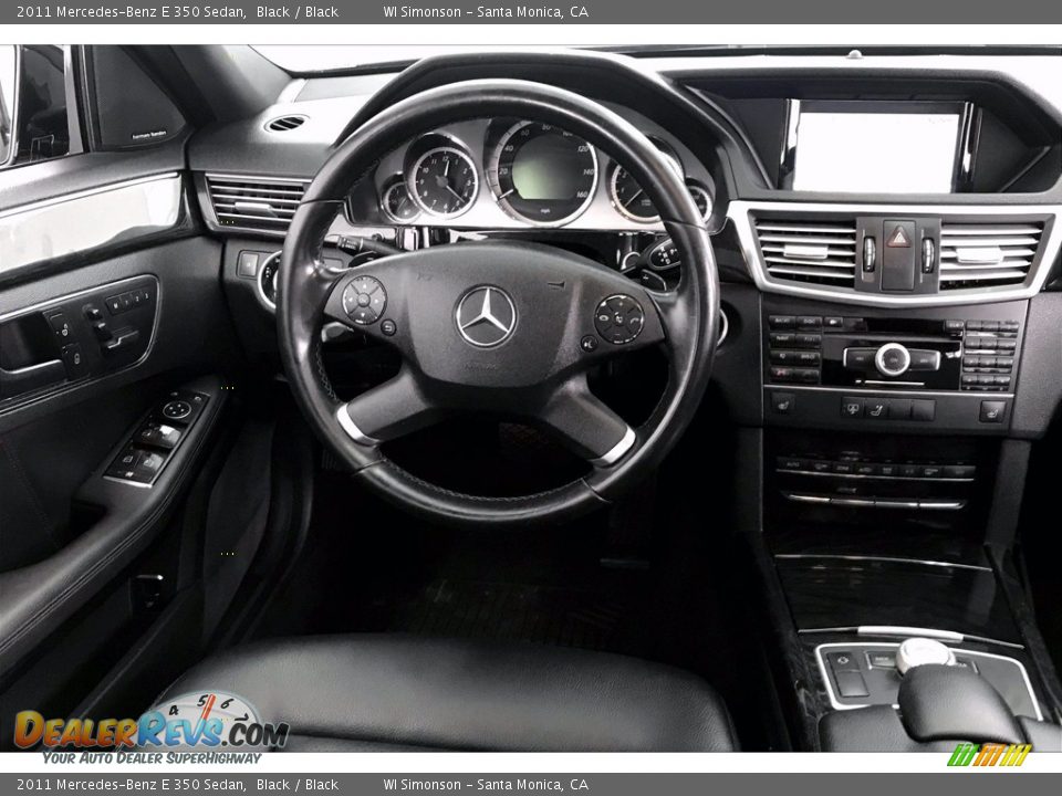 2011 Mercedes-Benz E 350 Sedan Black / Black Photo #4