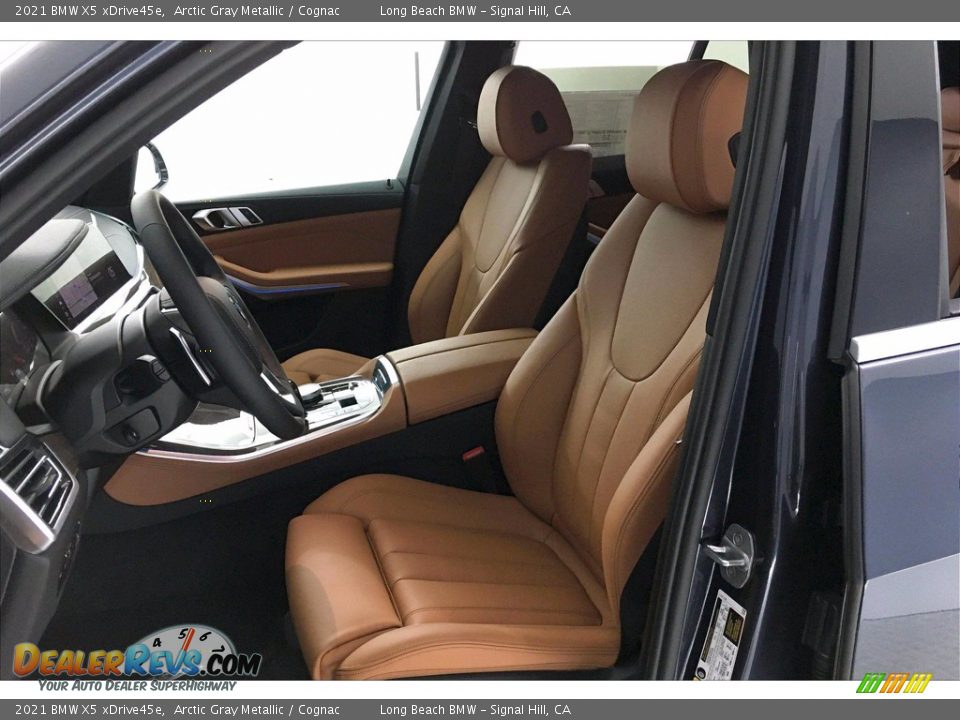 Cognac Interior - 2021 BMW X5 xDrive45e Photo #9