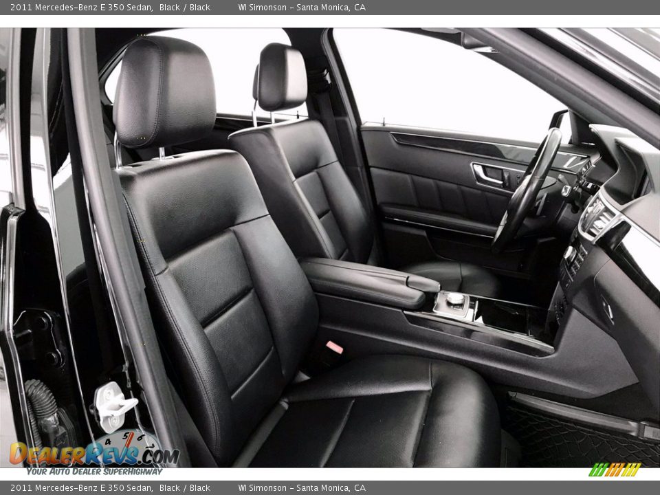 2011 Mercedes-Benz E 350 Sedan Black / Black Photo #6