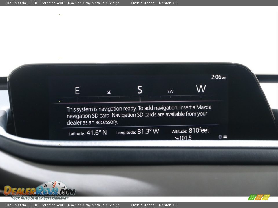 2020 Mazda CX-30 Preferred AWD Machine Gray Metallic / Greige Photo #12