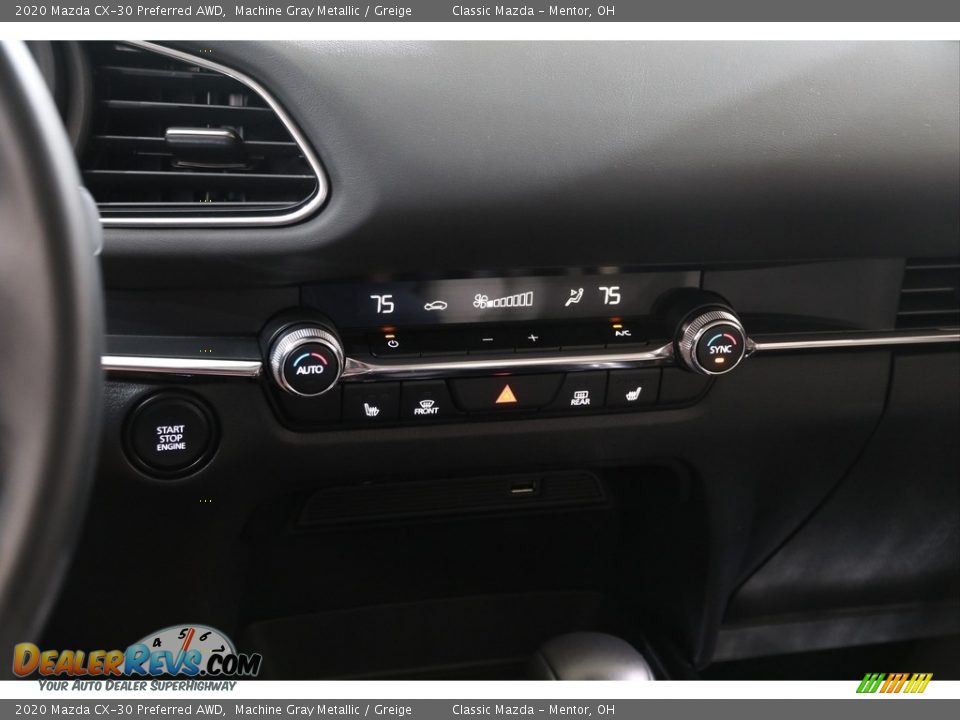 2020 Mazda CX-30 Preferred AWD Machine Gray Metallic / Greige Photo #13