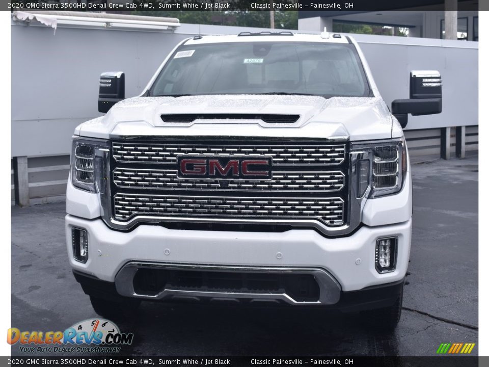 2020 GMC Sierra 3500HD Denali Crew Cab 4WD Summit White / Jet Black Photo #4