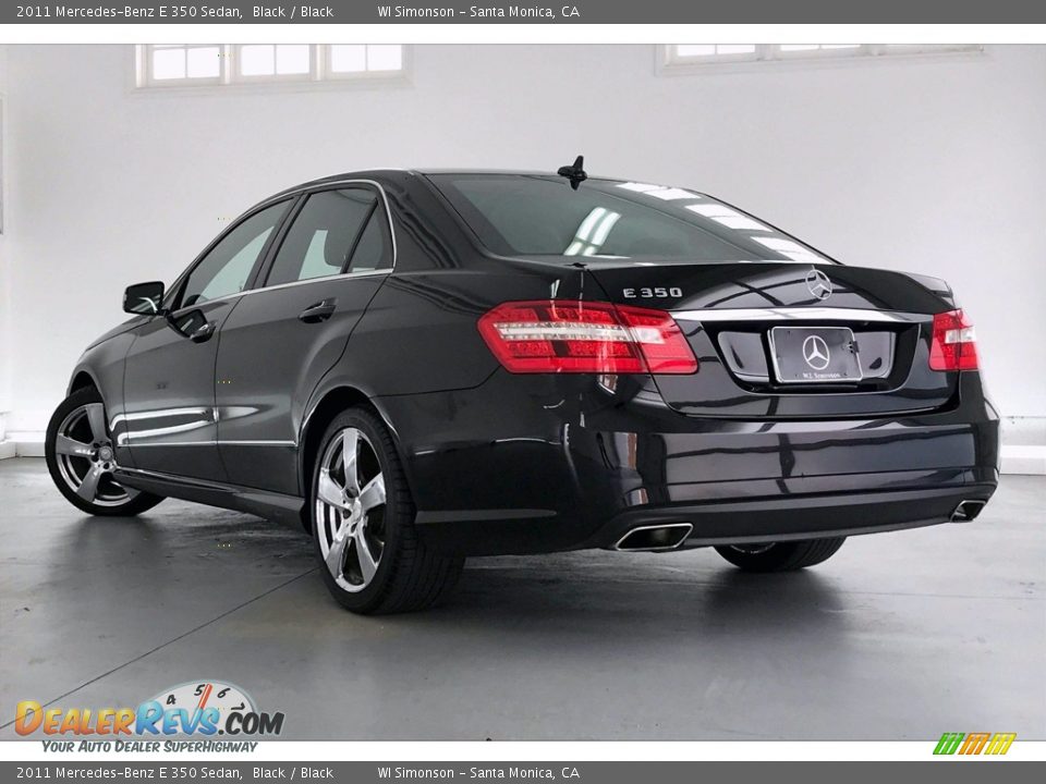 2011 Mercedes-Benz E 350 Sedan Black / Black Photo #10