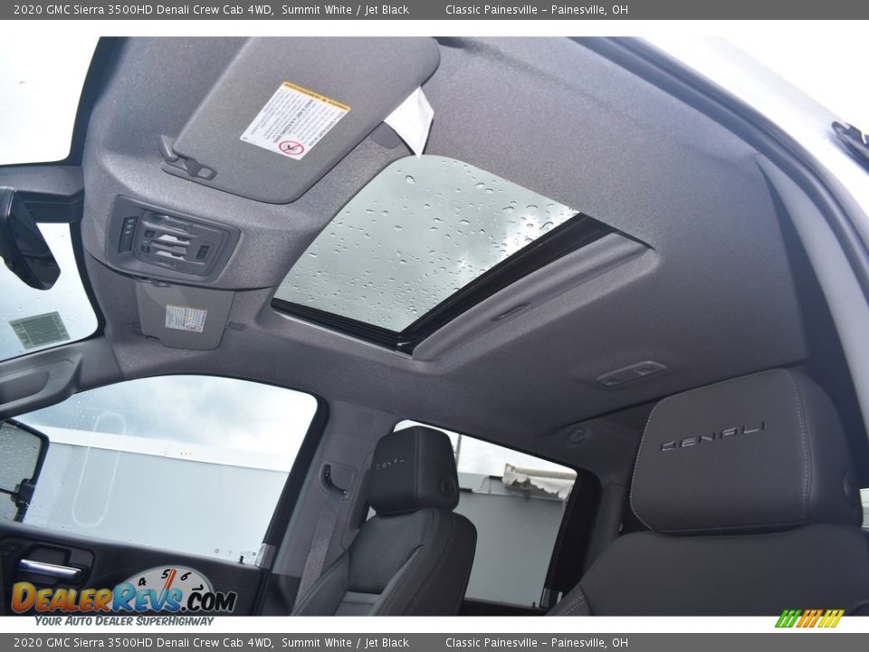 2020 GMC Sierra 3500HD Denali Crew Cab 4WD Summit White / Jet Black Photo #6
