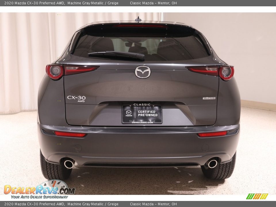 2020 Mazda CX-30 Preferred AWD Machine Gray Metallic / Greige Photo #18