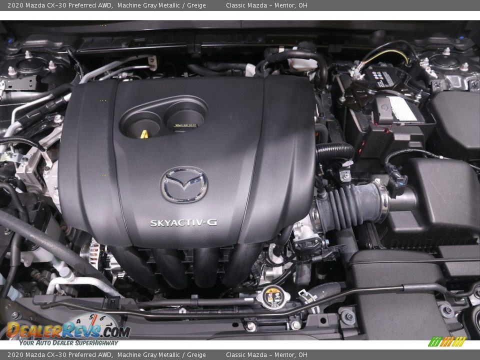 2020 Mazda CX-30 Preferred AWD Machine Gray Metallic / Greige Photo #19