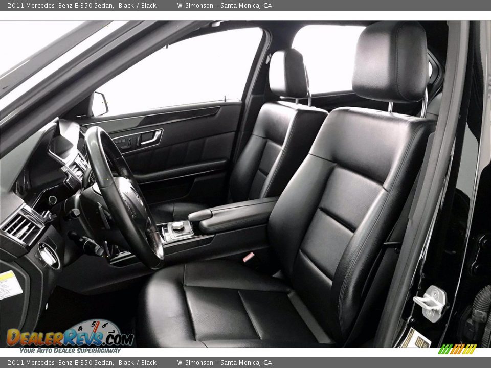 2011 Mercedes-Benz E 350 Sedan Black / Black Photo #14