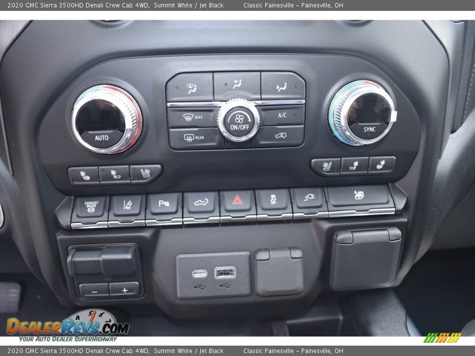 2020 GMC Sierra 3500HD Denali Crew Cab 4WD Summit White / Jet Black Photo #12