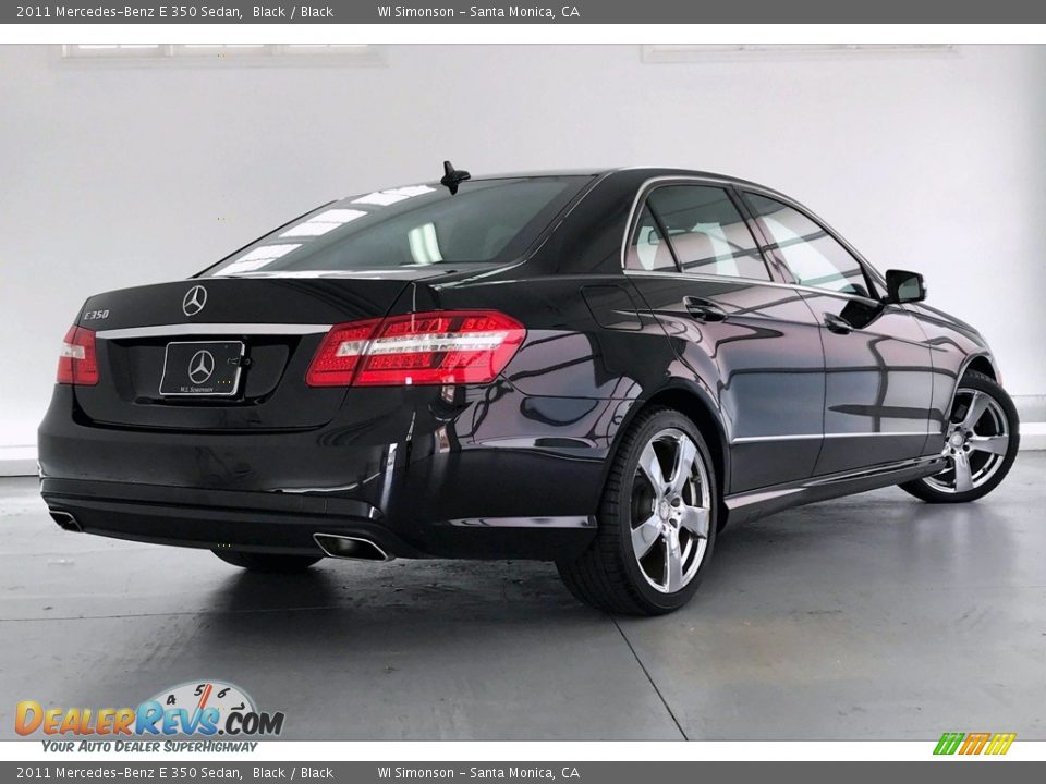 2011 Mercedes-Benz E 350 Sedan Black / Black Photo #16