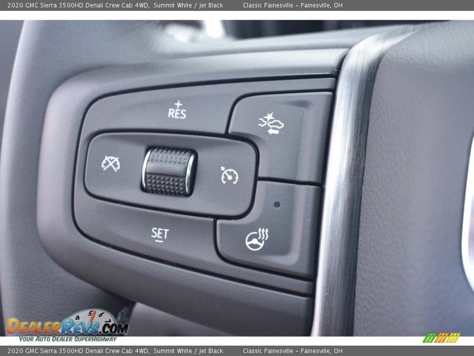 2020 GMC Sierra 3500HD Denali Crew Cab 4WD Summit White / Jet Black Photo #13