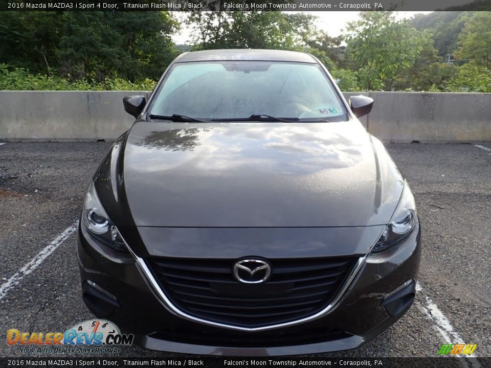 2016 Mazda MAZDA3 i Sport 4 Door Titanium Flash Mica / Black Photo #3