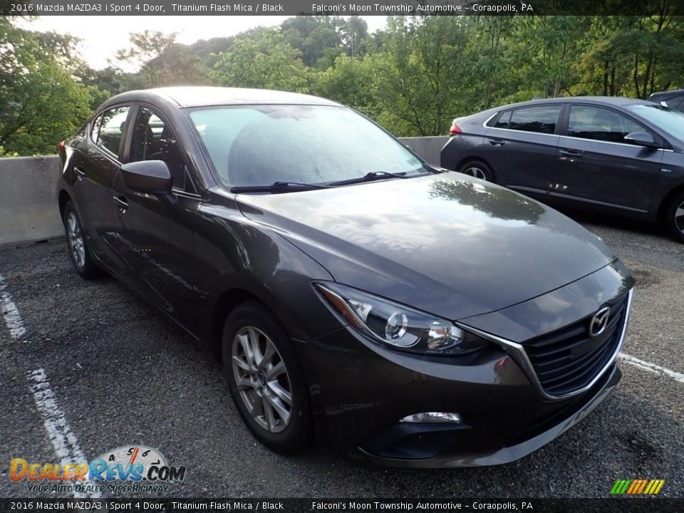 2016 Mazda MAZDA3 i Sport 4 Door Titanium Flash Mica / Black Photo #4