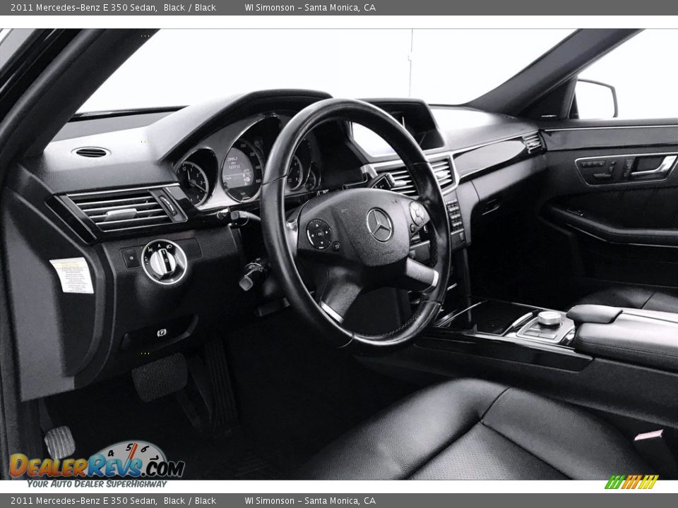 2011 Mercedes-Benz E 350 Sedan Black / Black Photo #22