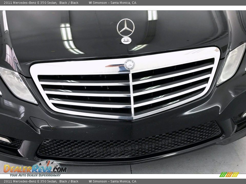 2011 Mercedes-Benz E 350 Sedan Black / Black Photo #33