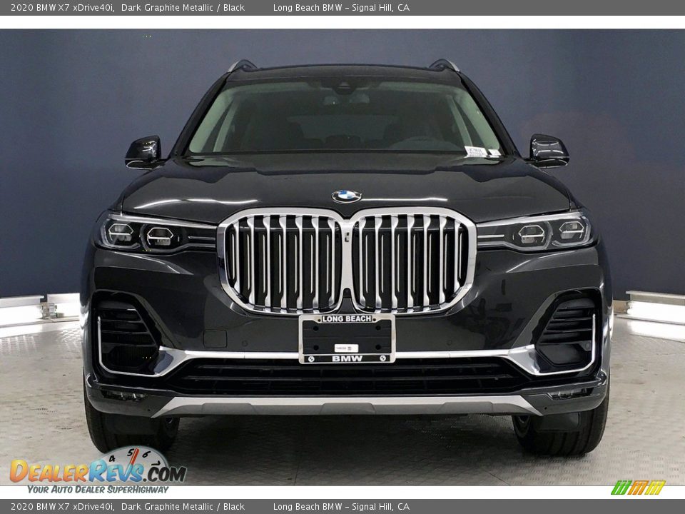 2020 BMW X7 xDrive40i Dark Graphite Metallic / Black Photo #2