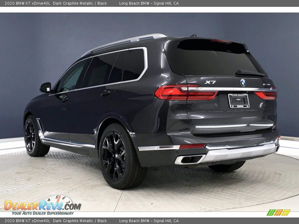 2020 BMW X7 xDrive40i Dark Graphite Metallic / Black Photo #3