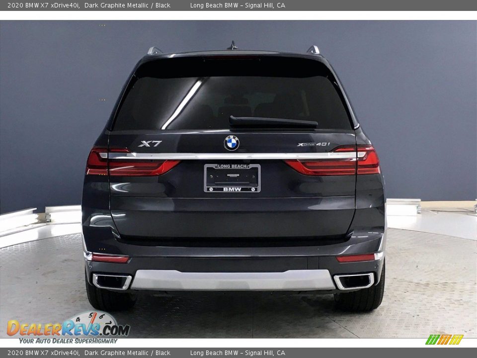 2020 BMW X7 xDrive40i Dark Graphite Metallic / Black Photo #4