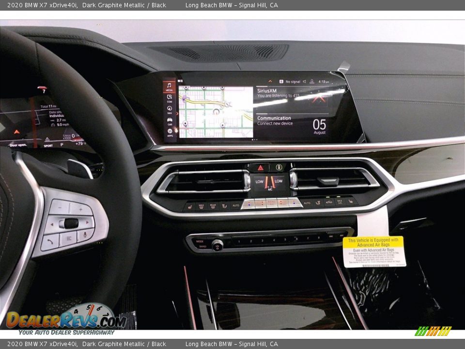2020 BMW X7 xDrive40i Dark Graphite Metallic / Black Photo #6
