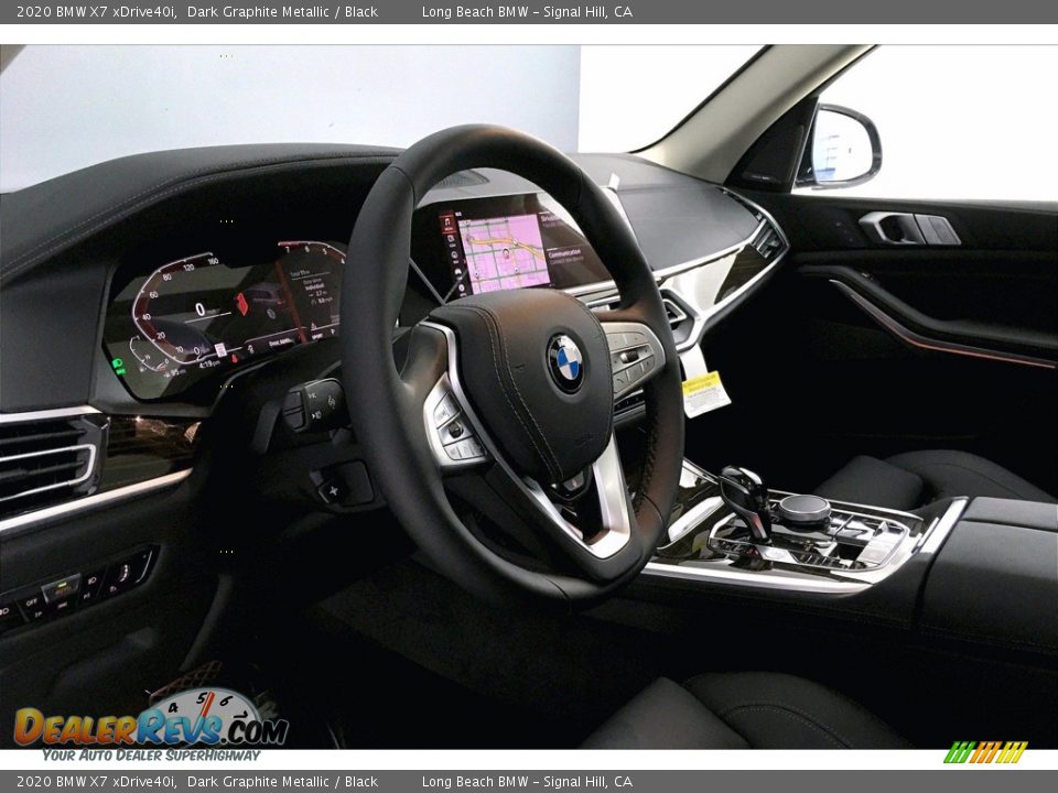2020 BMW X7 xDrive40i Dark Graphite Metallic / Black Photo #7