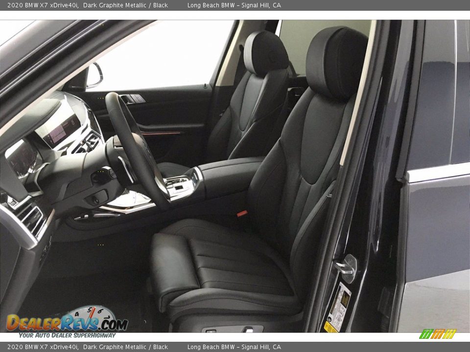 2020 BMW X7 xDrive40i Dark Graphite Metallic / Black Photo #9