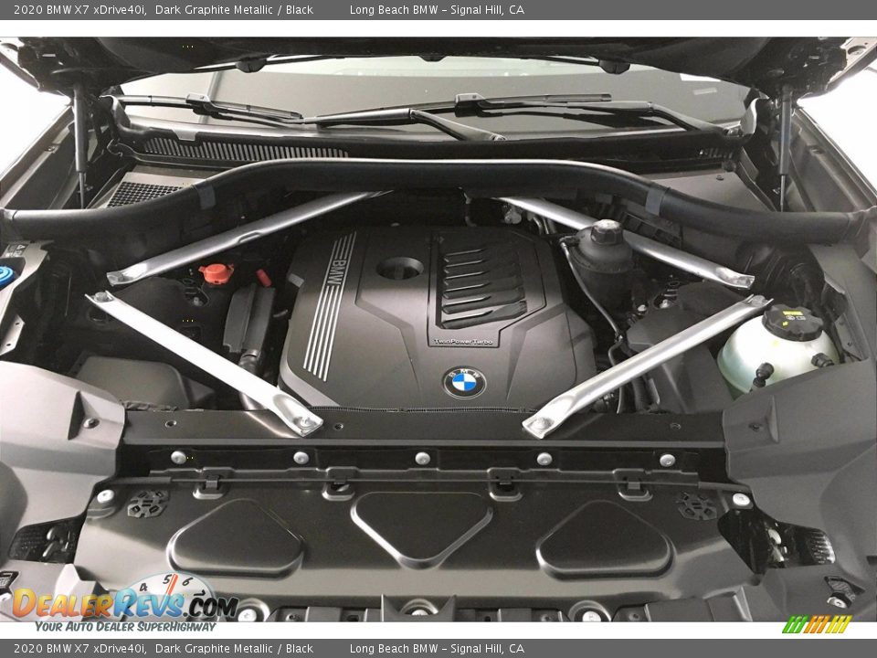 2020 BMW X7 xDrive40i Dark Graphite Metallic / Black Photo #10