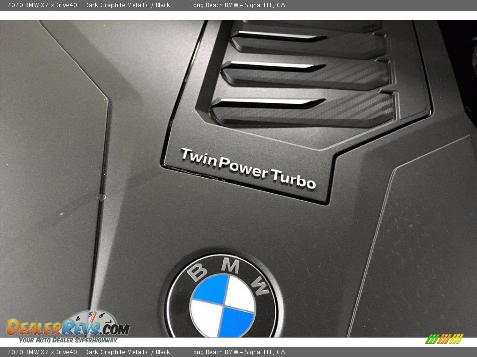 2020 BMW X7 xDrive40i Dark Graphite Metallic / Black Photo #11