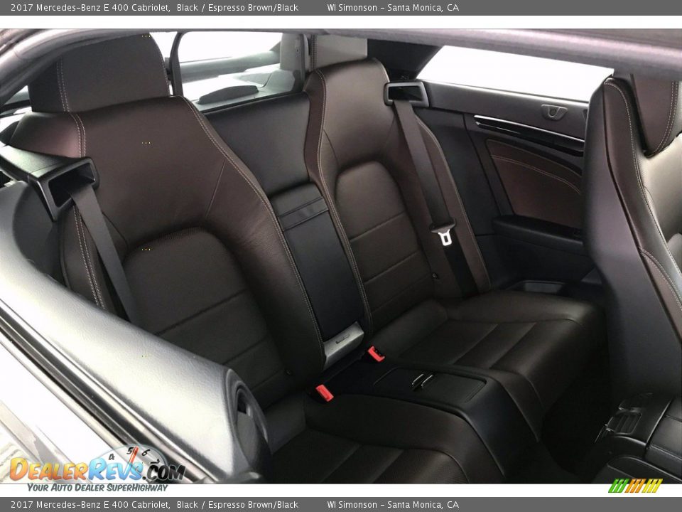 Rear Seat of 2017 Mercedes-Benz E 400 Cabriolet Photo #13