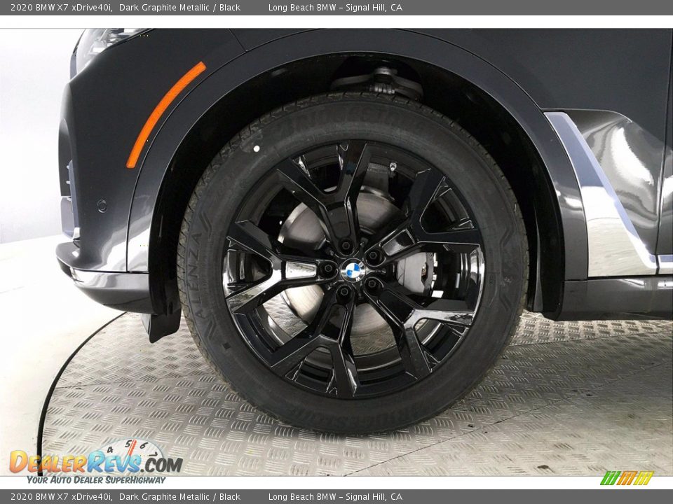 2020 BMW X7 xDrive40i Dark Graphite Metallic / Black Photo #12