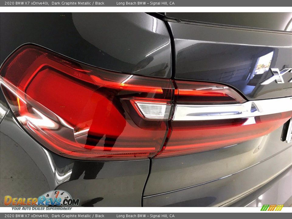 2020 BMW X7 xDrive40i Dark Graphite Metallic / Black Photo #15
