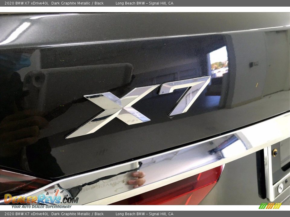 2020 BMW X7 xDrive40i Dark Graphite Metallic / Black Photo #16