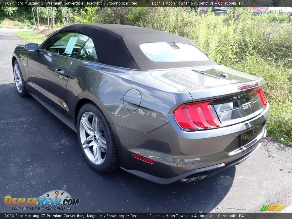 2020 Ford Mustang GT Premium Convertible Magnetic / Showstopper Red Photo #3