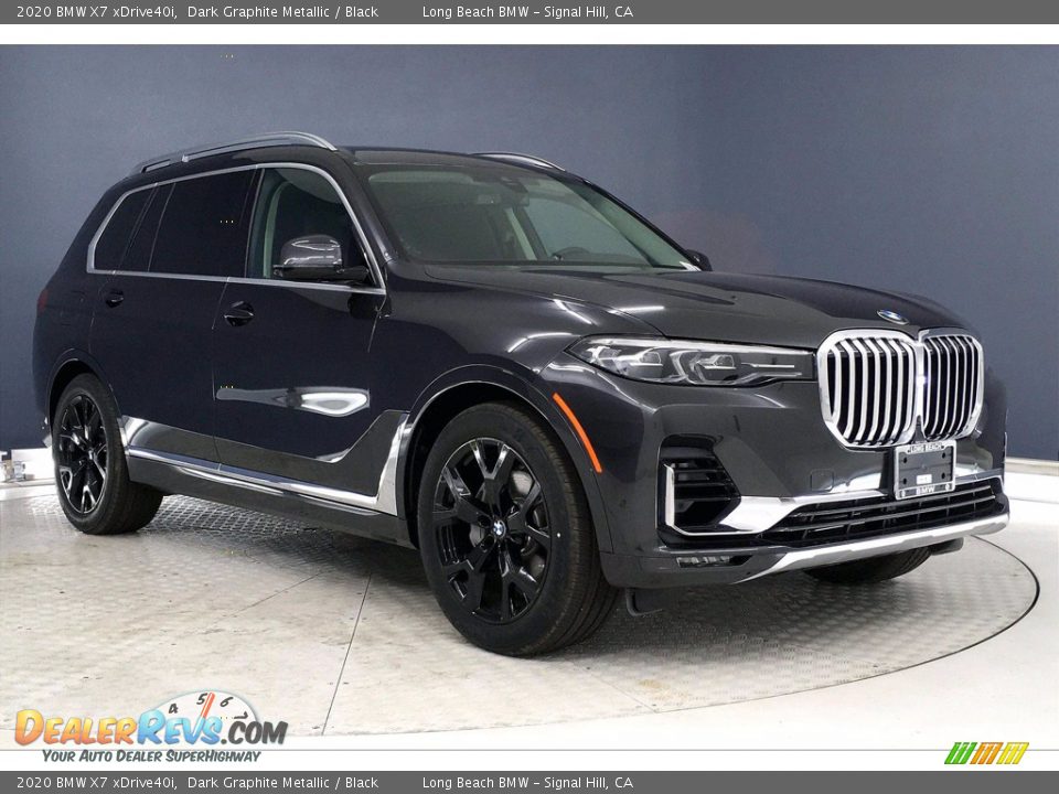 2020 BMW X7 xDrive40i Dark Graphite Metallic / Black Photo #19