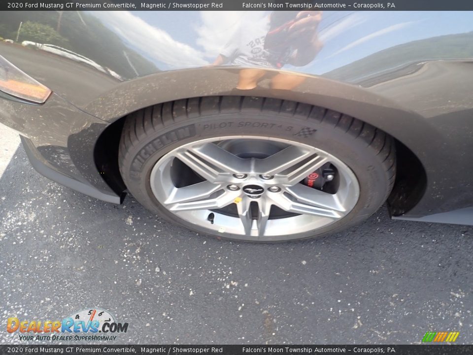 2020 Ford Mustang GT Premium Convertible Magnetic / Showstopper Red Photo #7