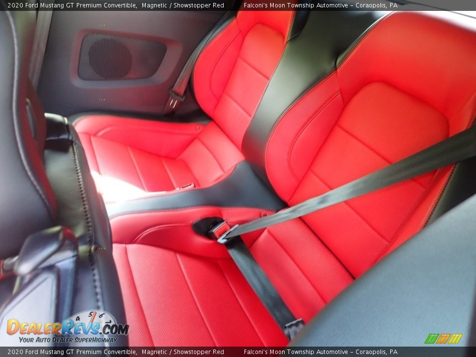 Rear Seat of 2020 Ford Mustang GT Premium Convertible Photo #10