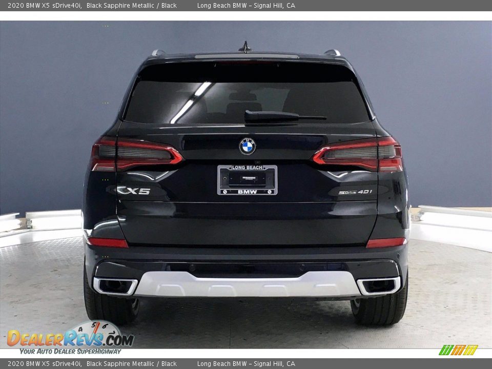 2020 BMW X5 sDrive40i Black Sapphire Metallic / Black Photo #4