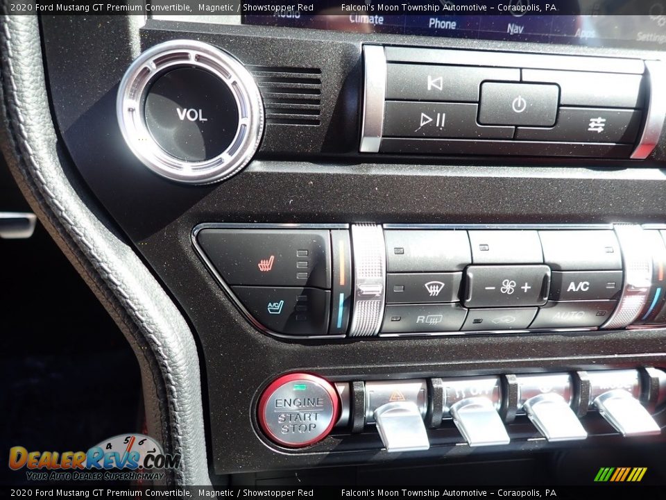 Controls of 2020 Ford Mustang GT Premium Convertible Photo #14