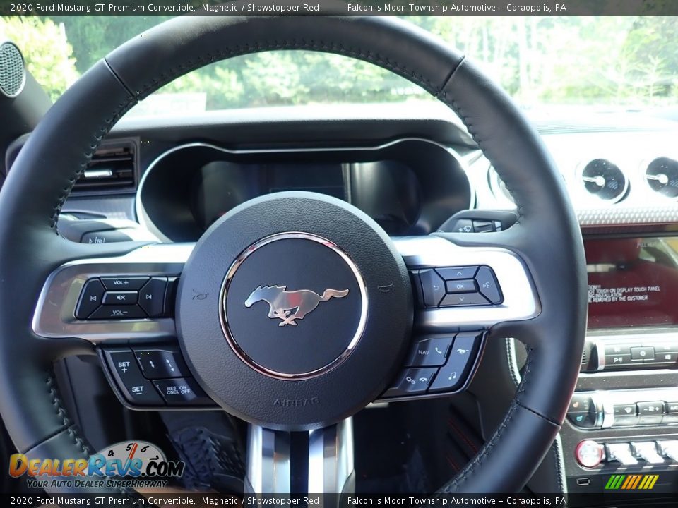 2020 Ford Mustang GT Premium Convertible Magnetic / Showstopper Red Photo #15