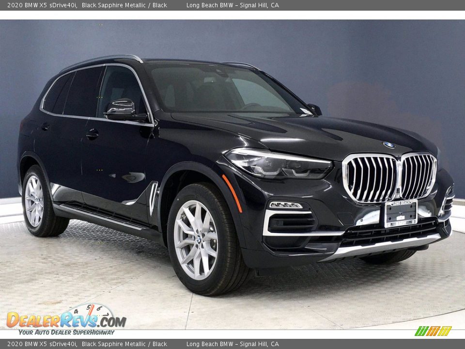 2020 BMW X5 sDrive40i Black Sapphire Metallic / Black Photo #19