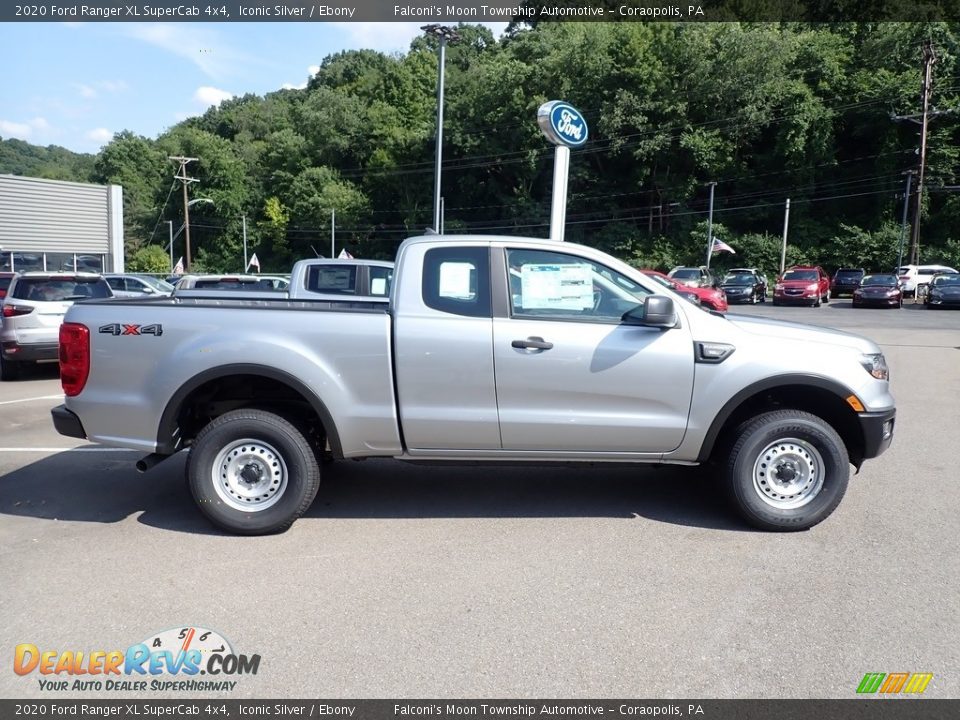 Iconic Silver 2020 Ford Ranger XL SuperCab 4x4 Photo #1