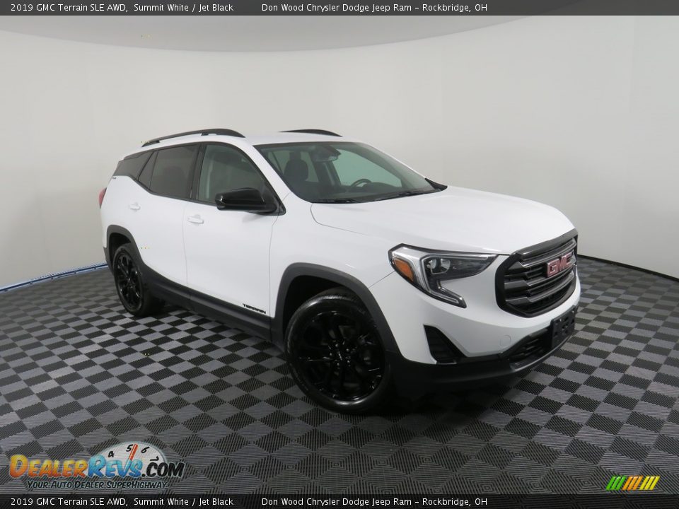 2019 GMC Terrain SLE AWD Summit White / Jet Black Photo #4