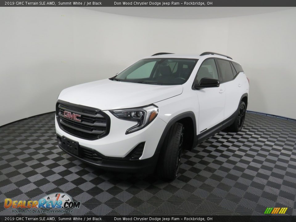 2019 GMC Terrain SLE AWD Summit White / Jet Black Photo #9