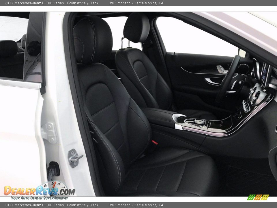 2017 Mercedes-Benz C 300 Sedan Polar White / Black Photo #6