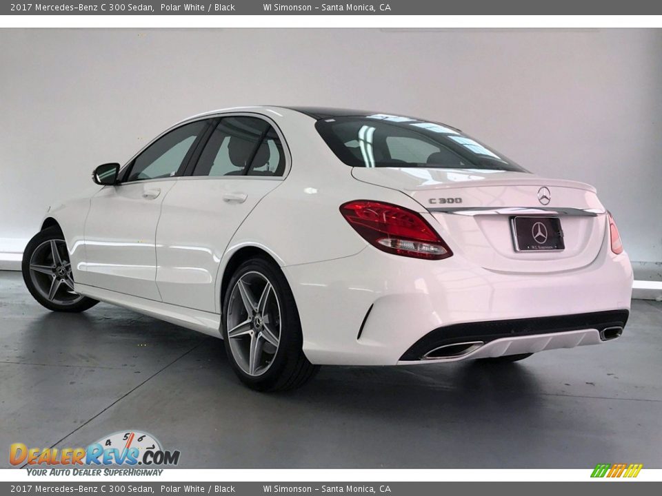 2017 Mercedes-Benz C 300 Sedan Polar White / Black Photo #10