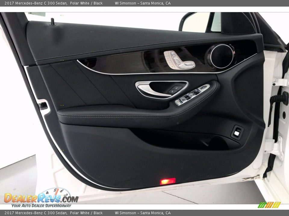 2017 Mercedes-Benz C 300 Sedan Polar White / Black Photo #25