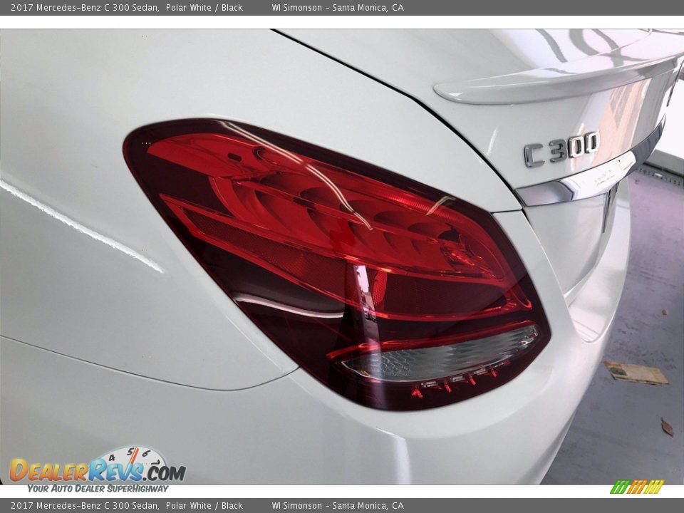 2017 Mercedes-Benz C 300 Sedan Polar White / Black Photo #26