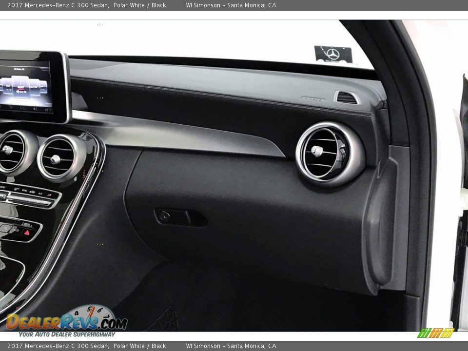 2017 Mercedes-Benz C 300 Sedan Polar White / Black Photo #28