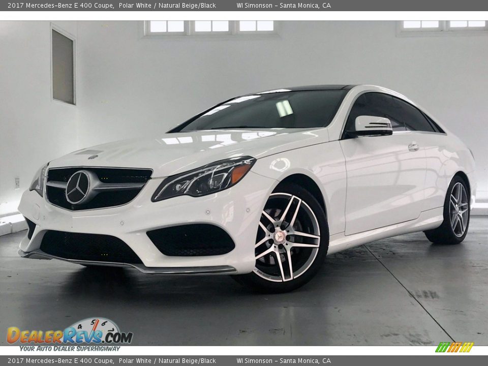 Front 3/4 View of 2017 Mercedes-Benz E 400 Coupe Photo #12