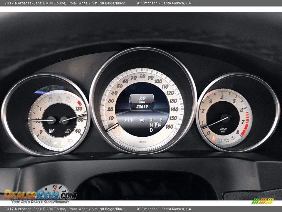 2017 Mercedes-Benz E 400 Coupe Gauges Photo #20